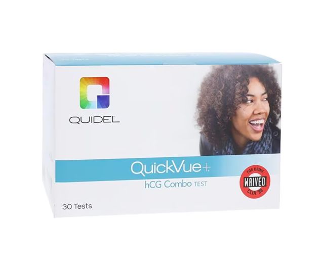 QUIDEL® QuickVue+® One-Step hCG Combo Test – 30 Test Kit