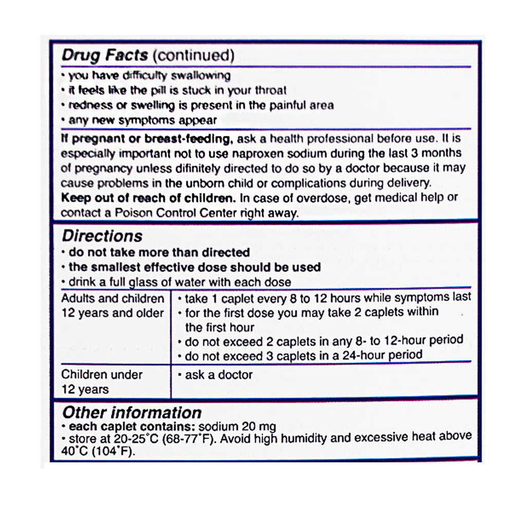 Aleve Carded - Card of 2 wellness vending machine university campuses, workplaces, airports