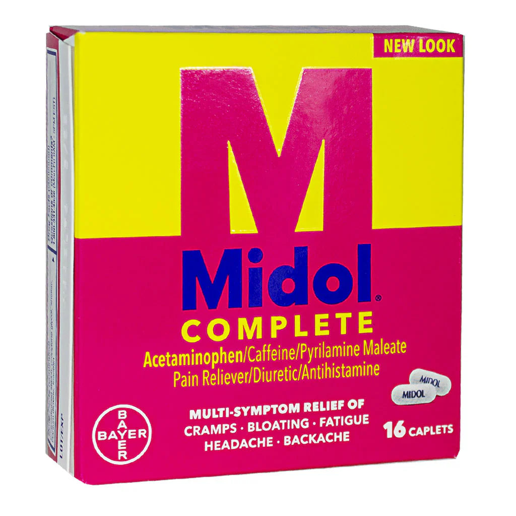 MIDOL® Menstral Complete Caplets, Box of 16, Case of 15 Boxes