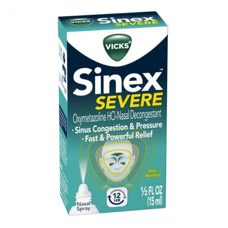 Vicks® Sinex 12 Hour Nasal Spray – 0.5 oz, Case of 24