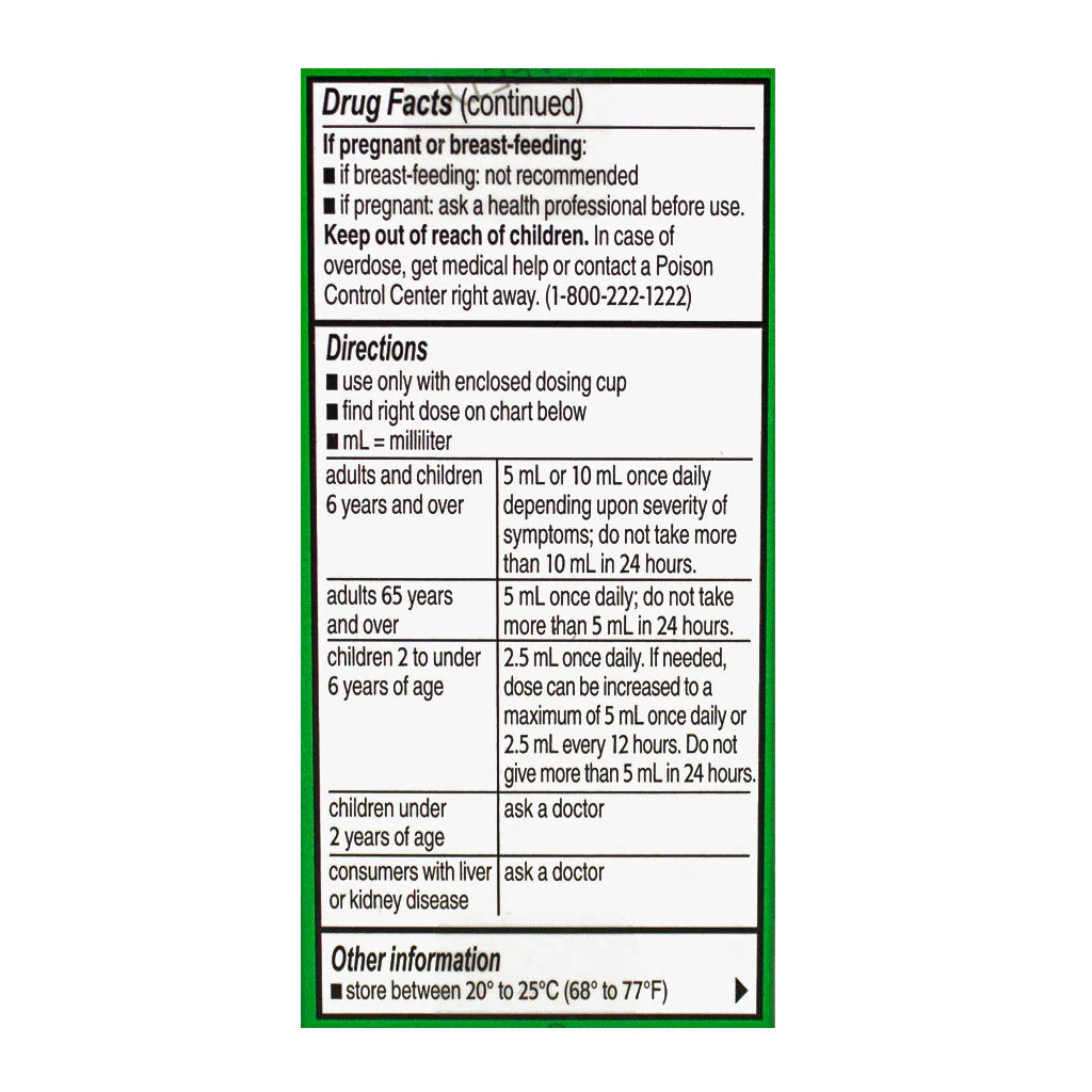 Zyrtec® Children’s Allergy Grape Syrup – 1 fl oz, Case of 18 Boxes