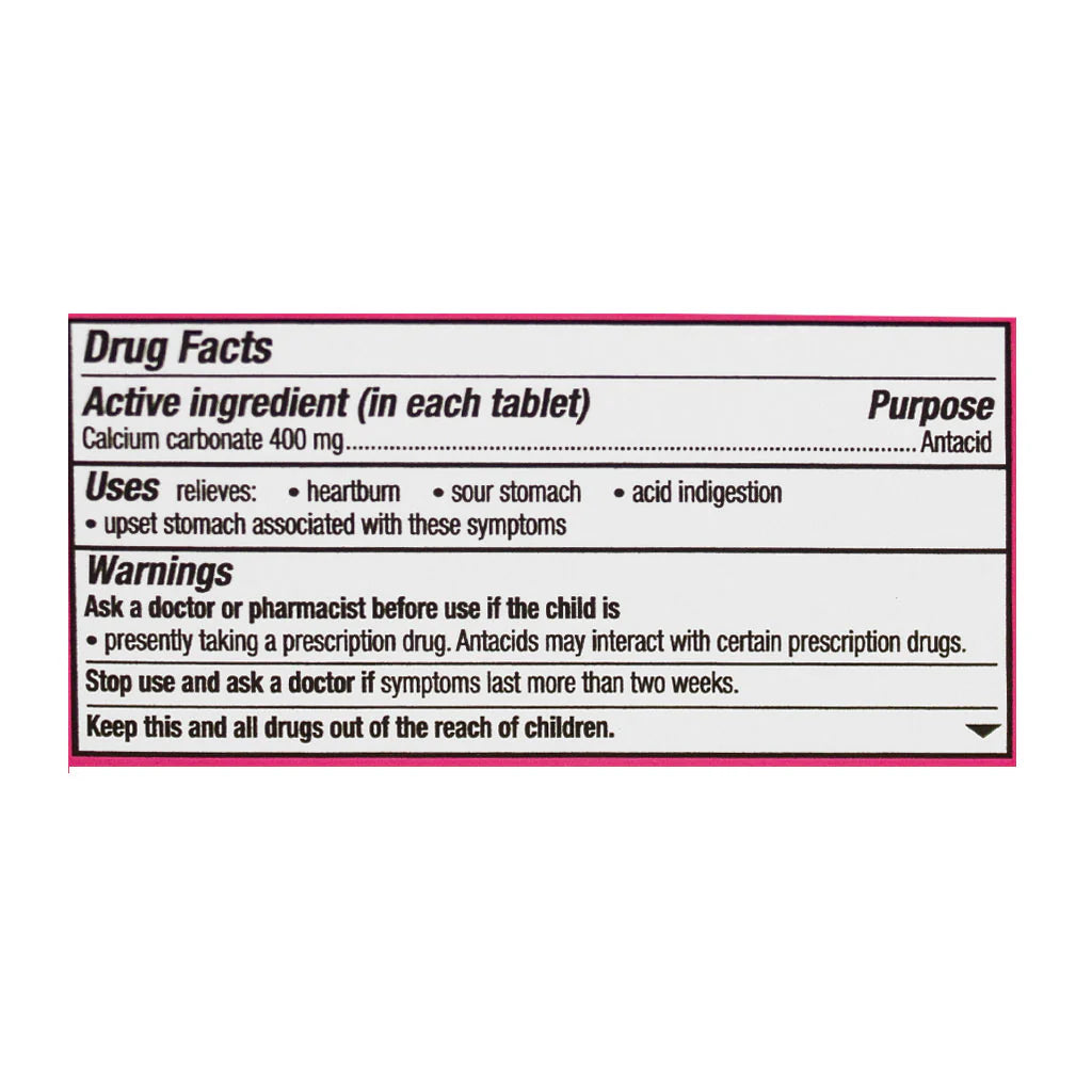 Pepto® Kid's Bubblegum Chewable Tablets – 24 Tablets per Box, Case of 36