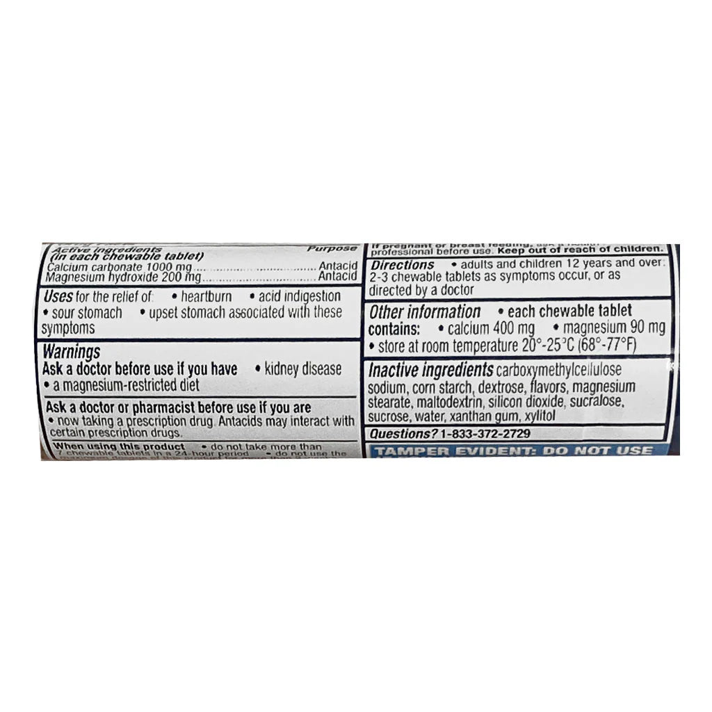 Rolaids® Ultra Strength Antacid Mint Tablets – Roll of 10, Case of 24 Boxes