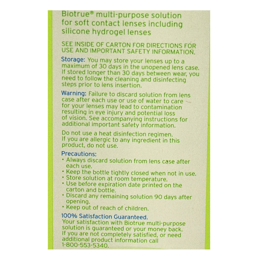 Biotrue Multi Purpose Solution - 2 oz. wellness vending machine university campuses, workplaces