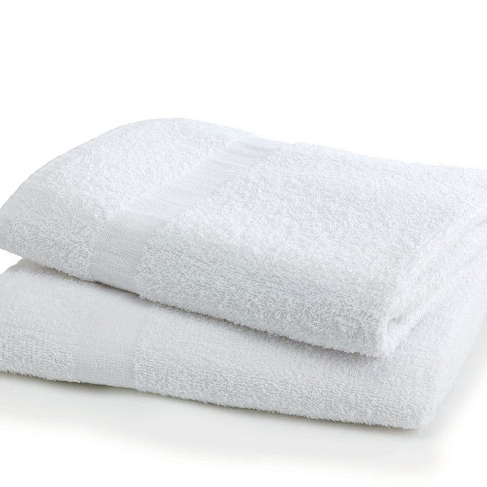 Stillwater Linens White Hand Towels 16x27" Wellness vending machine supplies for dorms and campuses