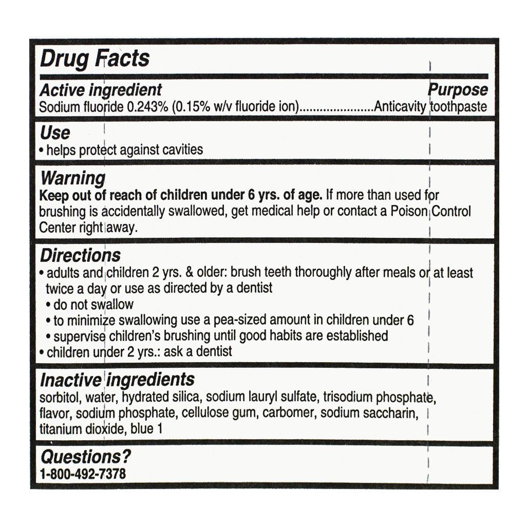 Crest Regular Toothpaste - 0.85 oz. Carded wellness vending machine university campuses