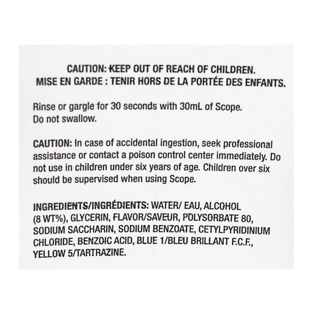 Scope Mint Mouthwash - 1.2 oz. wellness vending machine university campuses, workplaces