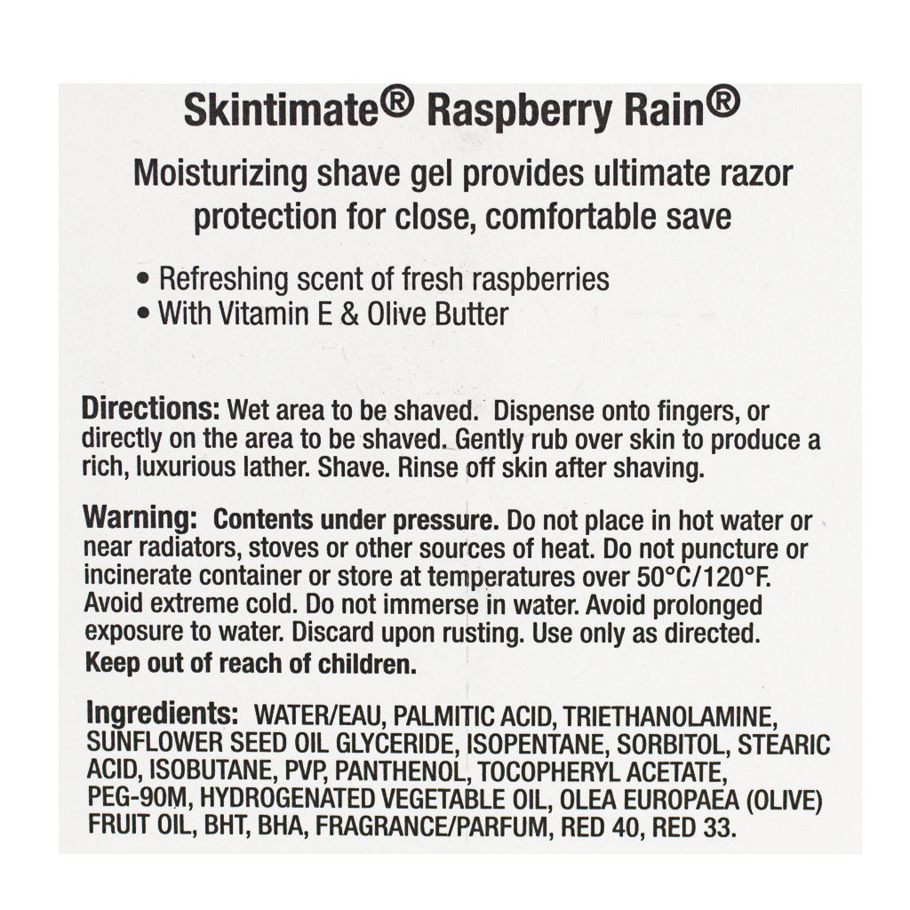 Skintimate Moisturizing Shave Gel - Carded 2.75 oz. wellness vending machine university campuses