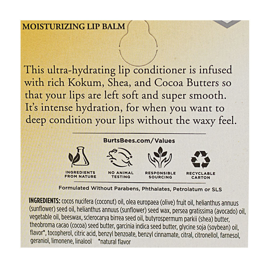 Burt's Bees Ultra Conditioning Lip Balm Carded - 0.15 oz. wellness vending machine university campuses