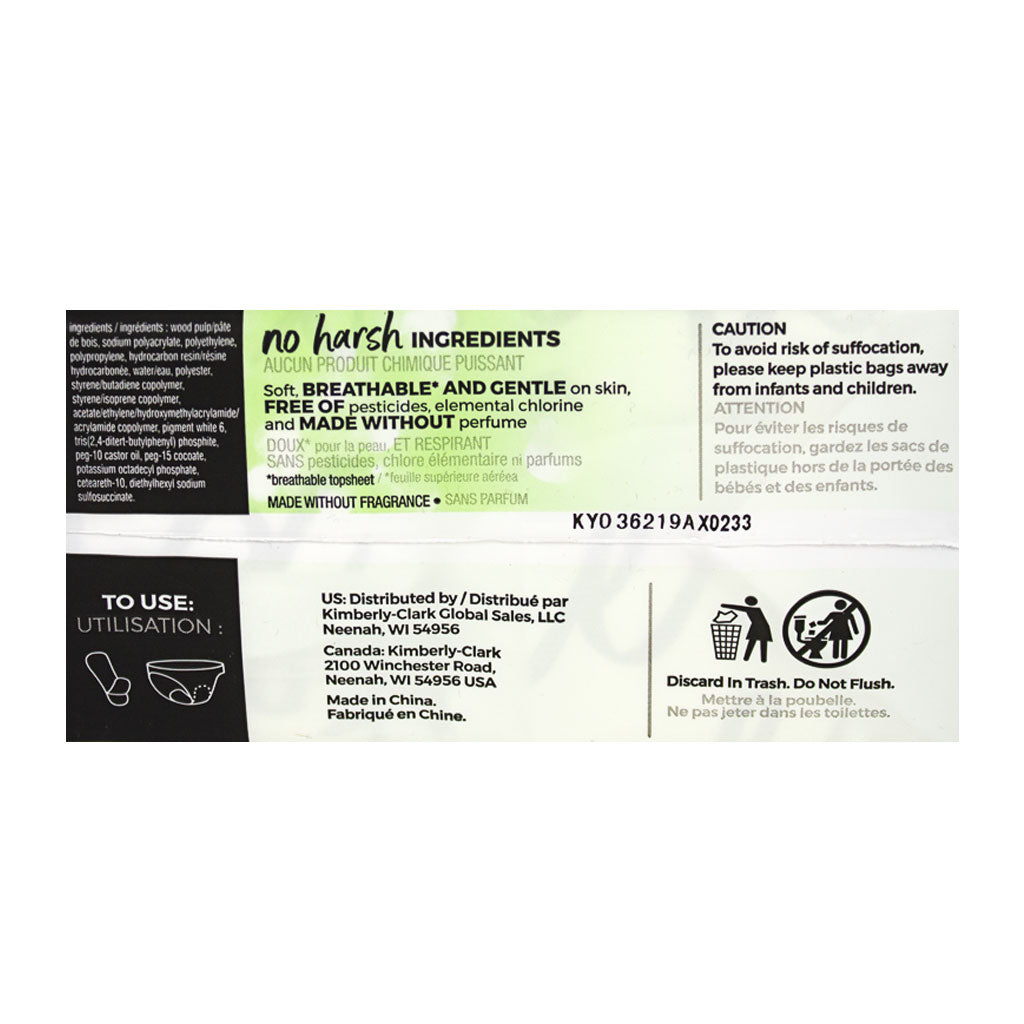 U by Kotex Long Unscented Pantiliners - Pack of 16 wellness vending machine university campuses