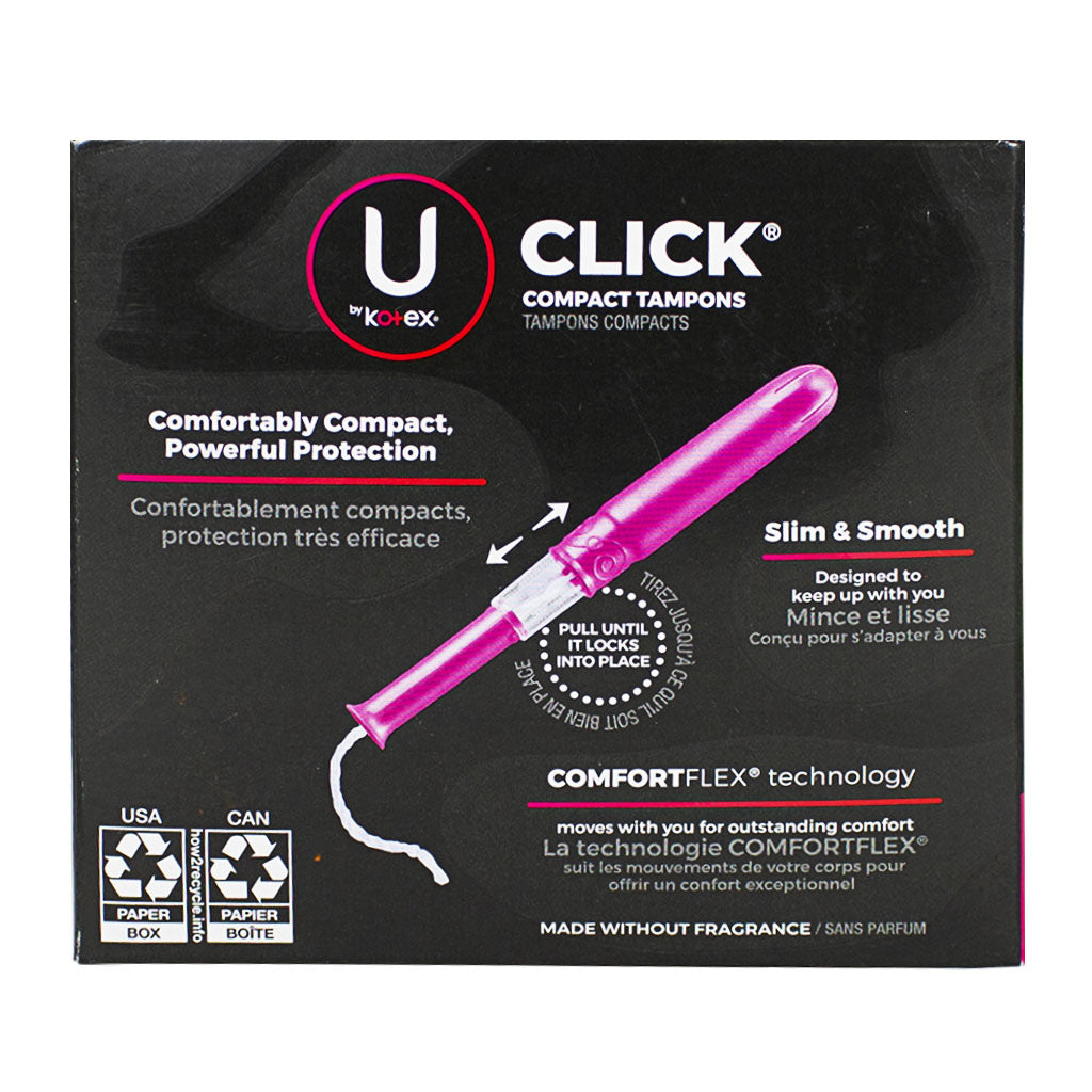 U By Kotex Click Compact Tampons Super - Box of 16 wellness vending machine university campuses, workplaces