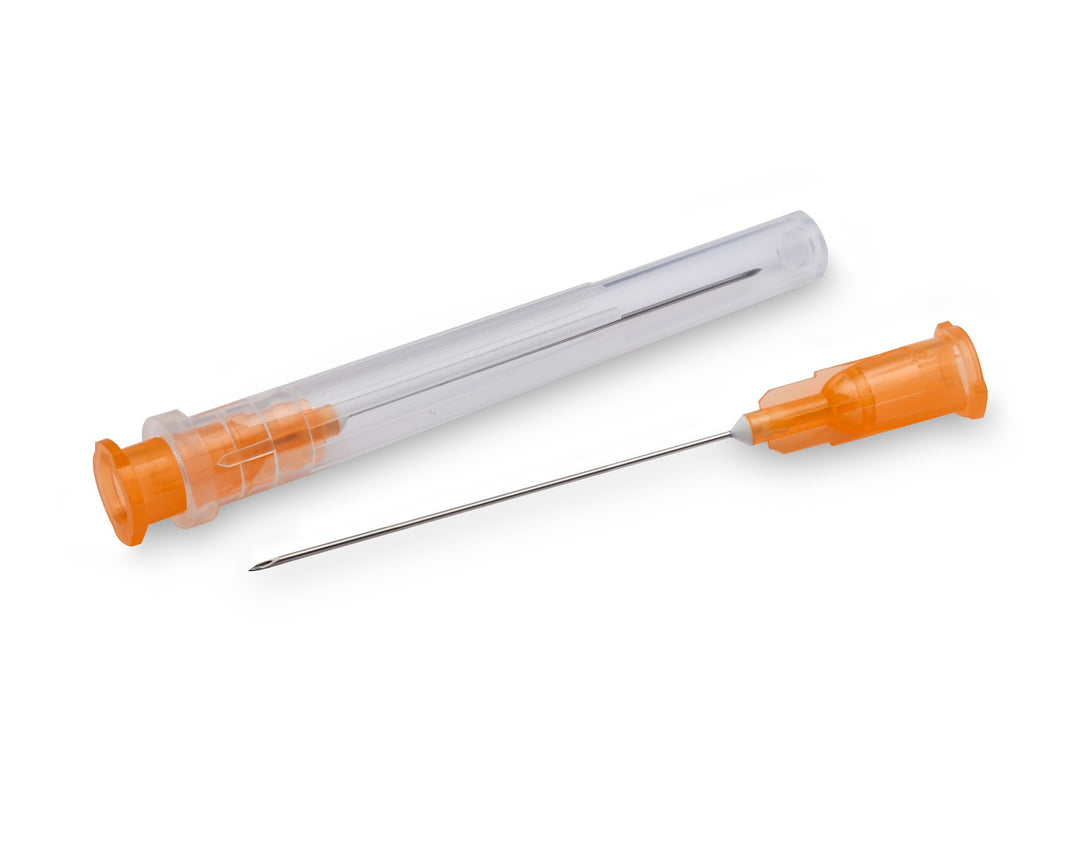 MYCO RELI® Conventional Hypodermic Needles – 25G x 1.5", Regular Wall, Box of 100