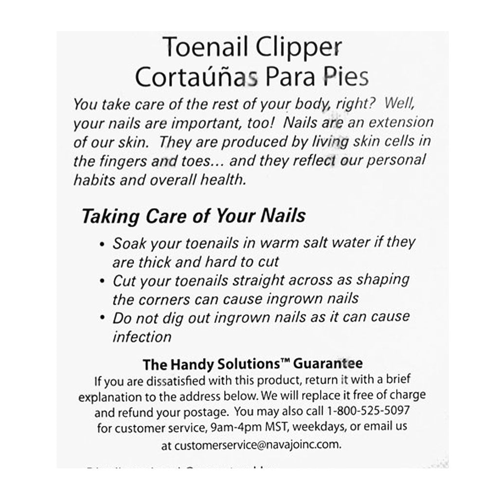 Handy Solutions Toenail Clippers - Card of 1 wellness vending machine university campuses