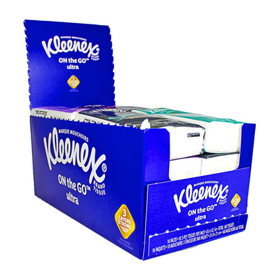 Kleenex Pocket Pack Tissues In Display Box - Pack of 10 wellness vending machine
