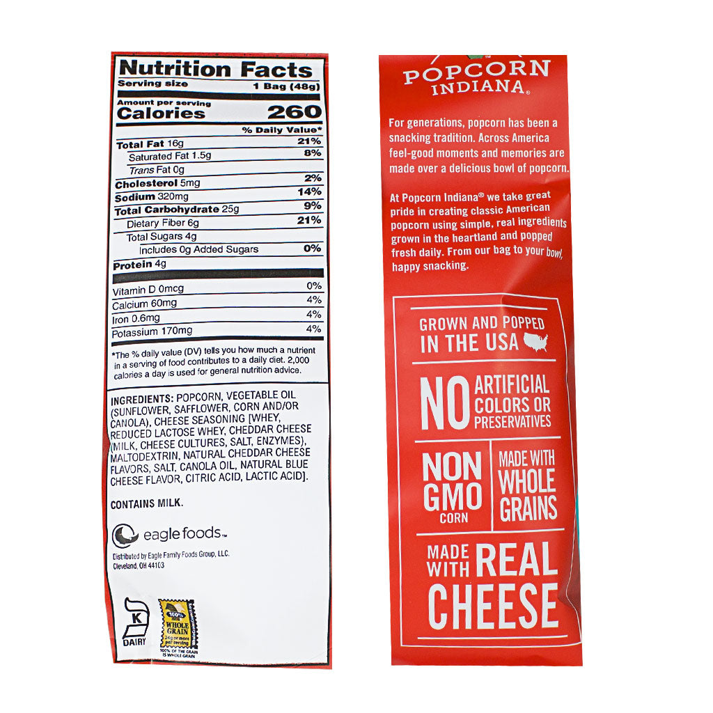 Popcorn Indiana Classic White Cheddar Popcorn - 1.7 oz. wellness vending machine university campuses