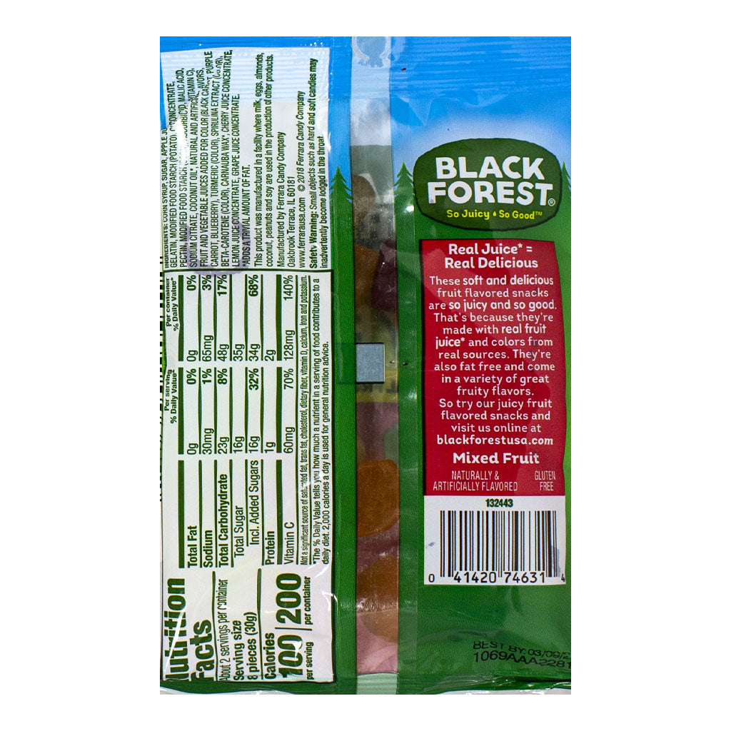 Black Forest Juicy Burst Gummies - 2.25 oz. wellness vending machine university campuses