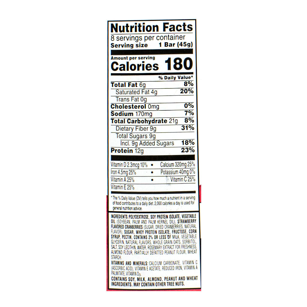 Kellogg's Special K Strawberry Protein Meal Bars - 1.59 oz. wellness vending machine university campuses, workplaces