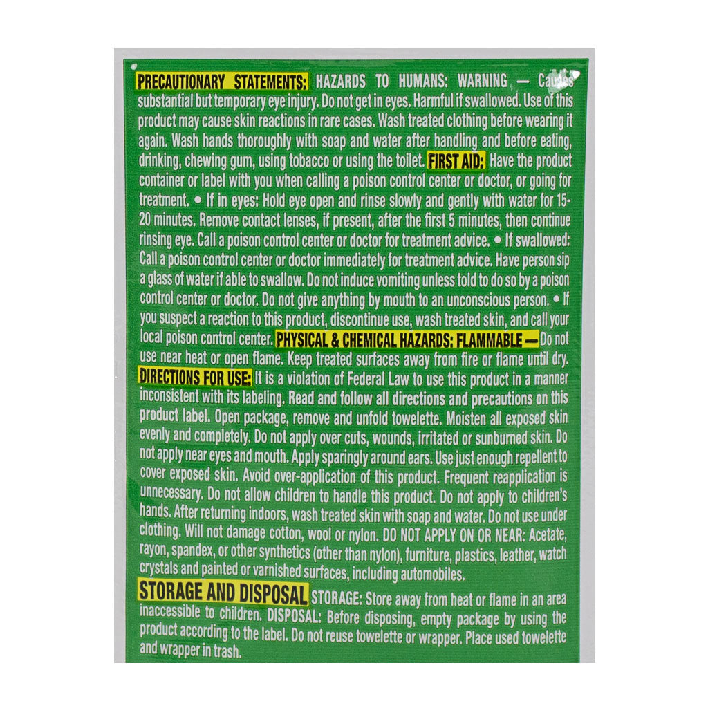 Off Deep Woods Insect Repellent Towelettes - Pack of 1 Foil Packet wellness vending machine university campuses, workplaces