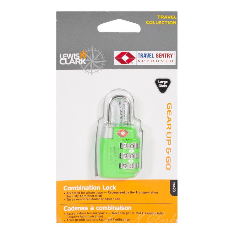 Lewis N. Clark T.S.A Approved Combination Luggage Lock wellness vending machine
