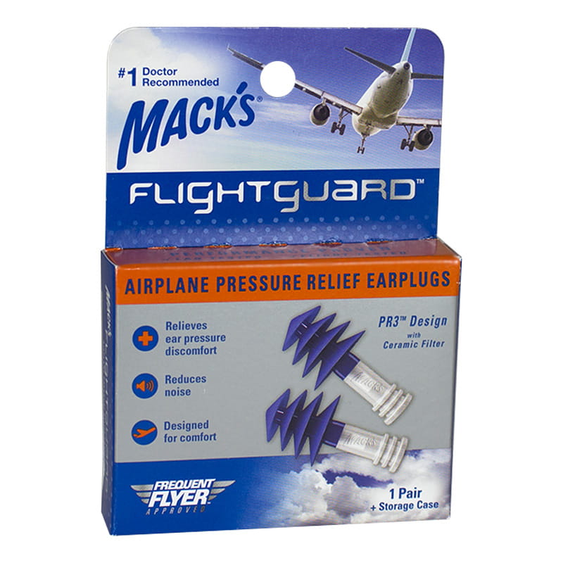 Mack's Flightguard Pressure Relief Earplugs - 1 Pair wellness vending machine