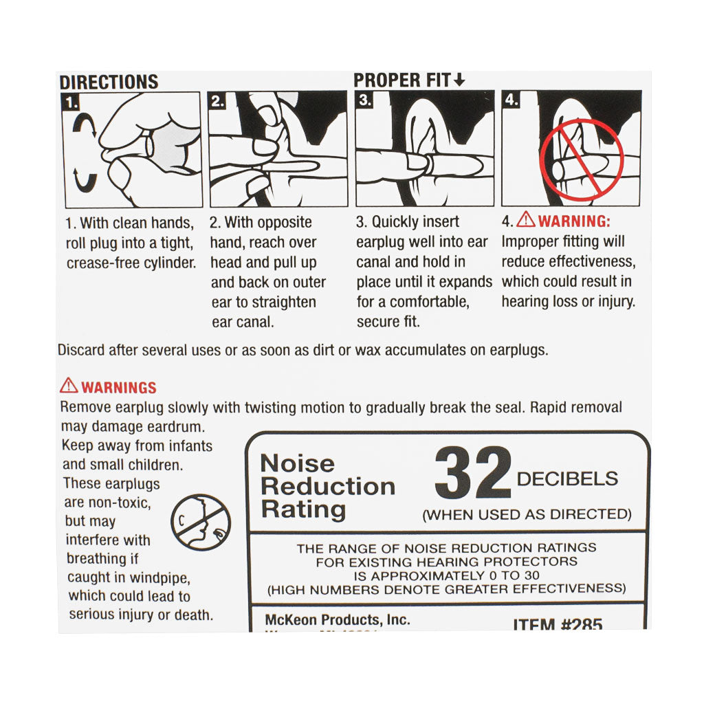 Mack's Snore Blockers Extreme Comfort Earplugs - 5 pairs wellness vending machine university campuses