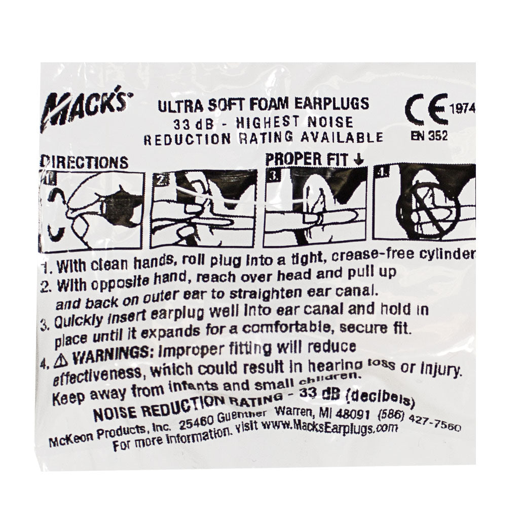 Mack's Ultra Soft Foam Earplugs - 1 Pair wellness vending machine university campuses