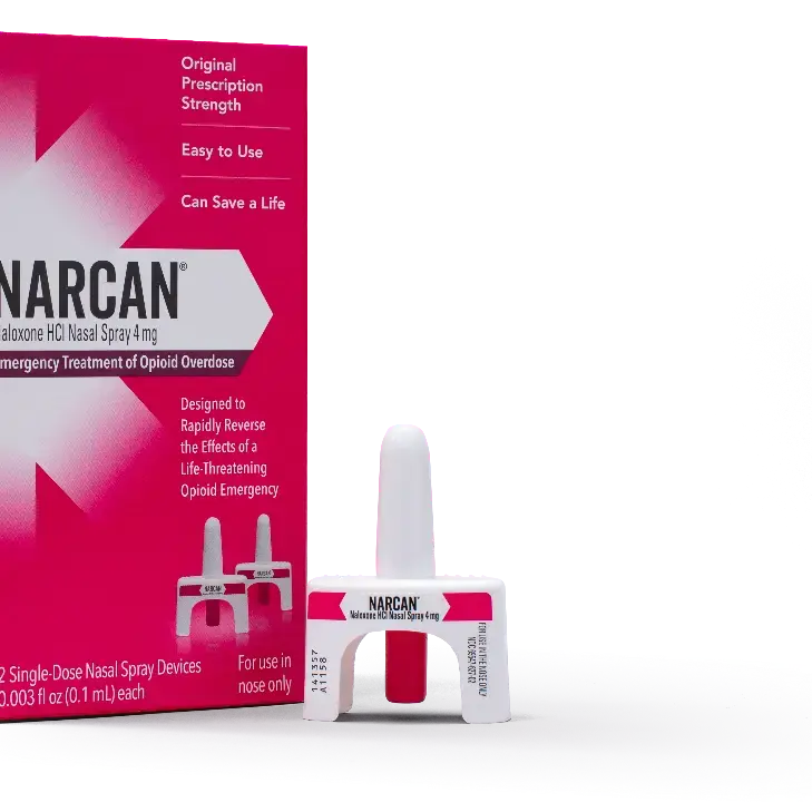 Emergent BioSolutions Opioid Overdose Kit NARCAN® Nasal Spray, 4mg (2 per box, 3 boxes per case)