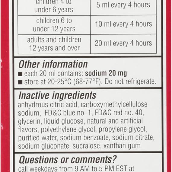 Robitussin® Children’s Cough + Chest Congestion DM, 4 fl oz Bottle