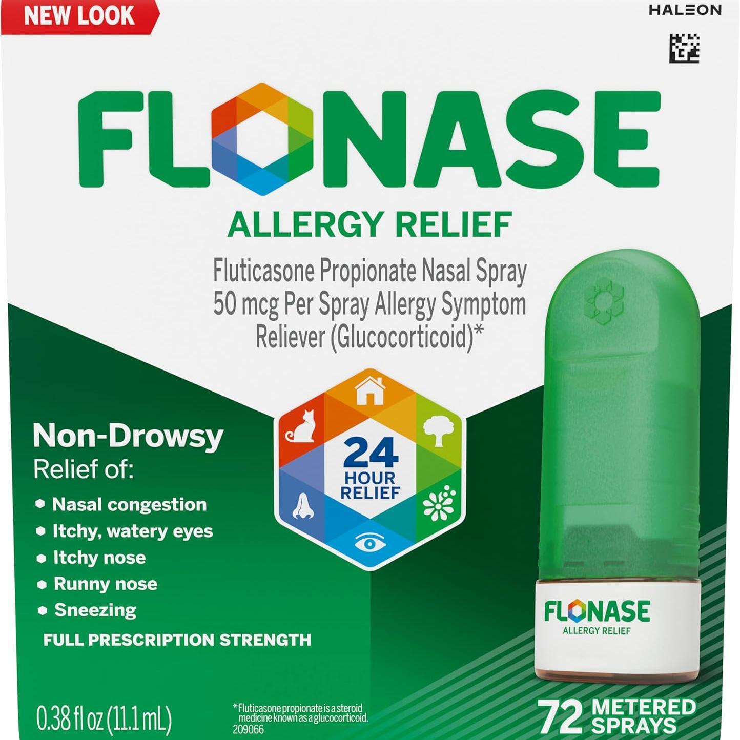 Flonase® Allergy Relief Nasal Spray 50mcg, 72 Metered Sprays