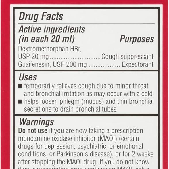 Robitussin® Children’s Cough + Chest Congestion DM, 4 fl oz Bottle