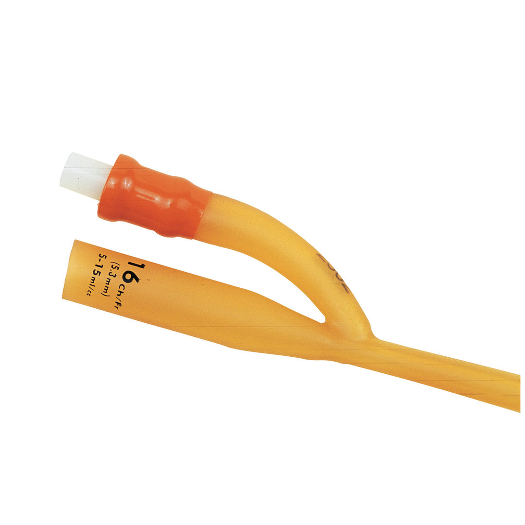 AMSINO AMSURE® Foley Catheter – 16 & 18FR, 2-Way Silicone-Coated Latex,5cc Balloon, Box of 10