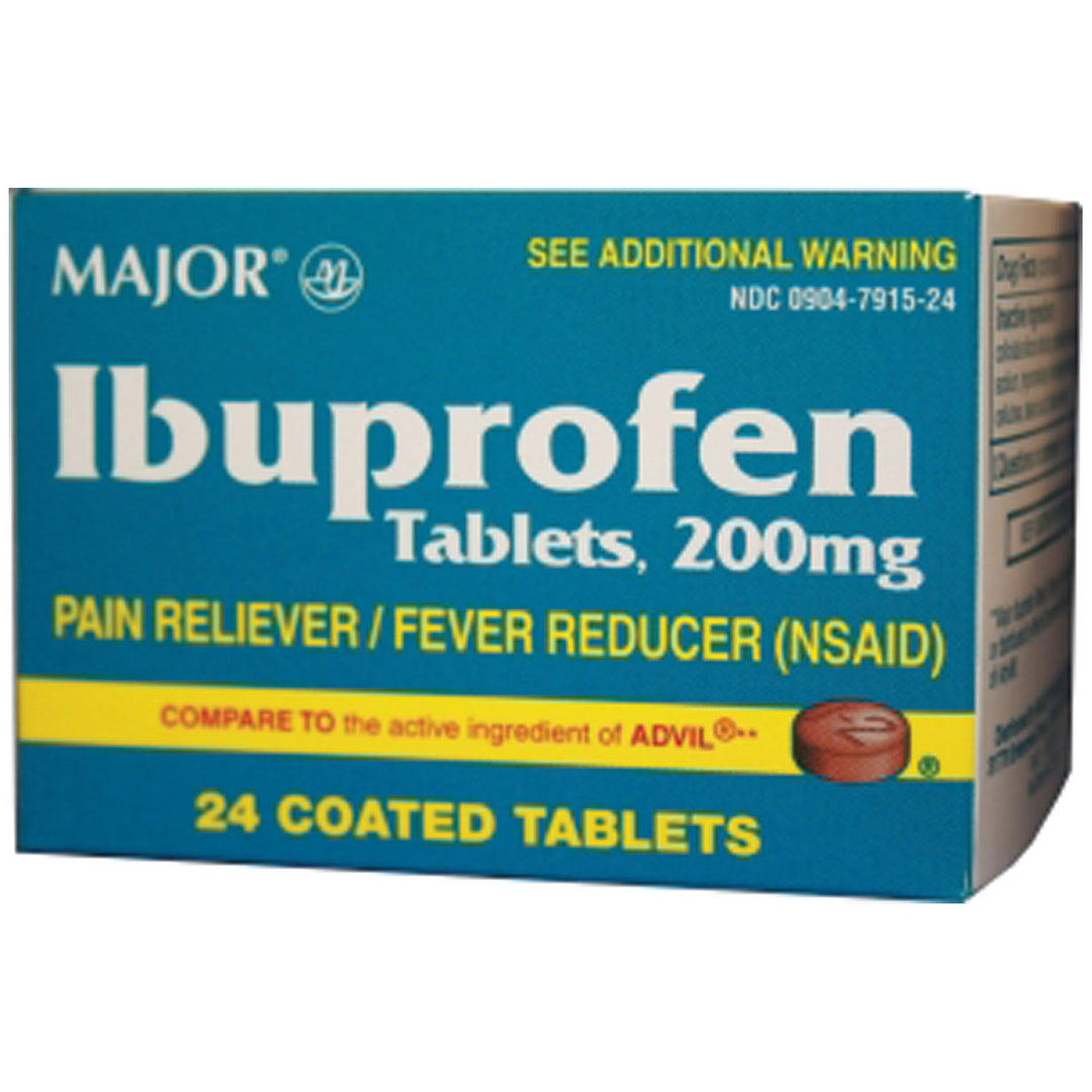 MAJOR PHARMACEUTICALS Ibuprofen Tablets, 200 mg, 24s Compare to Advil®