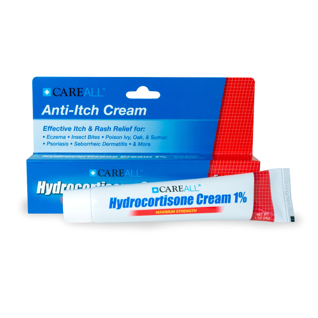 CAREALL® HYDROCORTISONE CREAM 1% – Anti-Itch Relief, 1 oz Compare to Cortaid®
