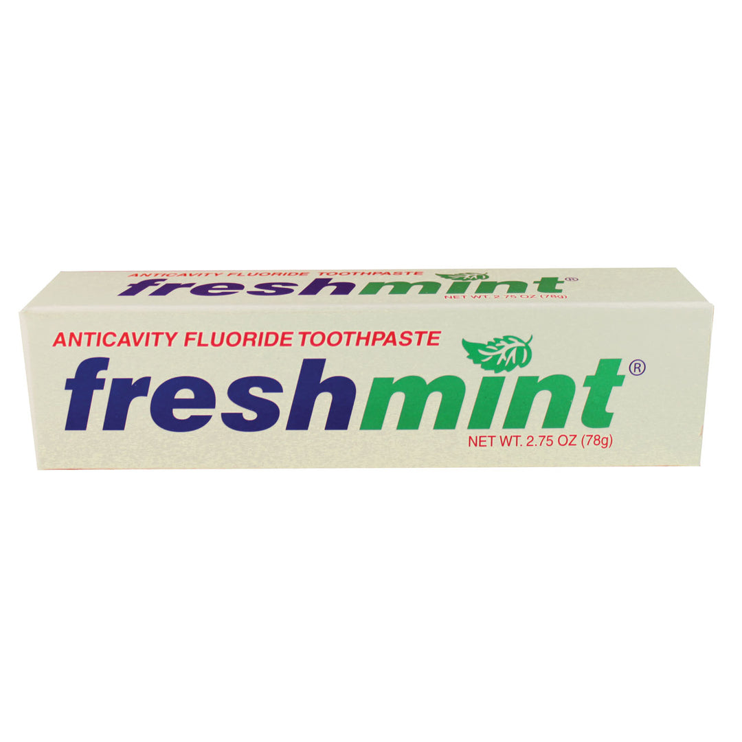 FRESHMINT® Anticavity Fluoride Toothpaste, 2.75 oz, Individually Boxed, 144 Per Case