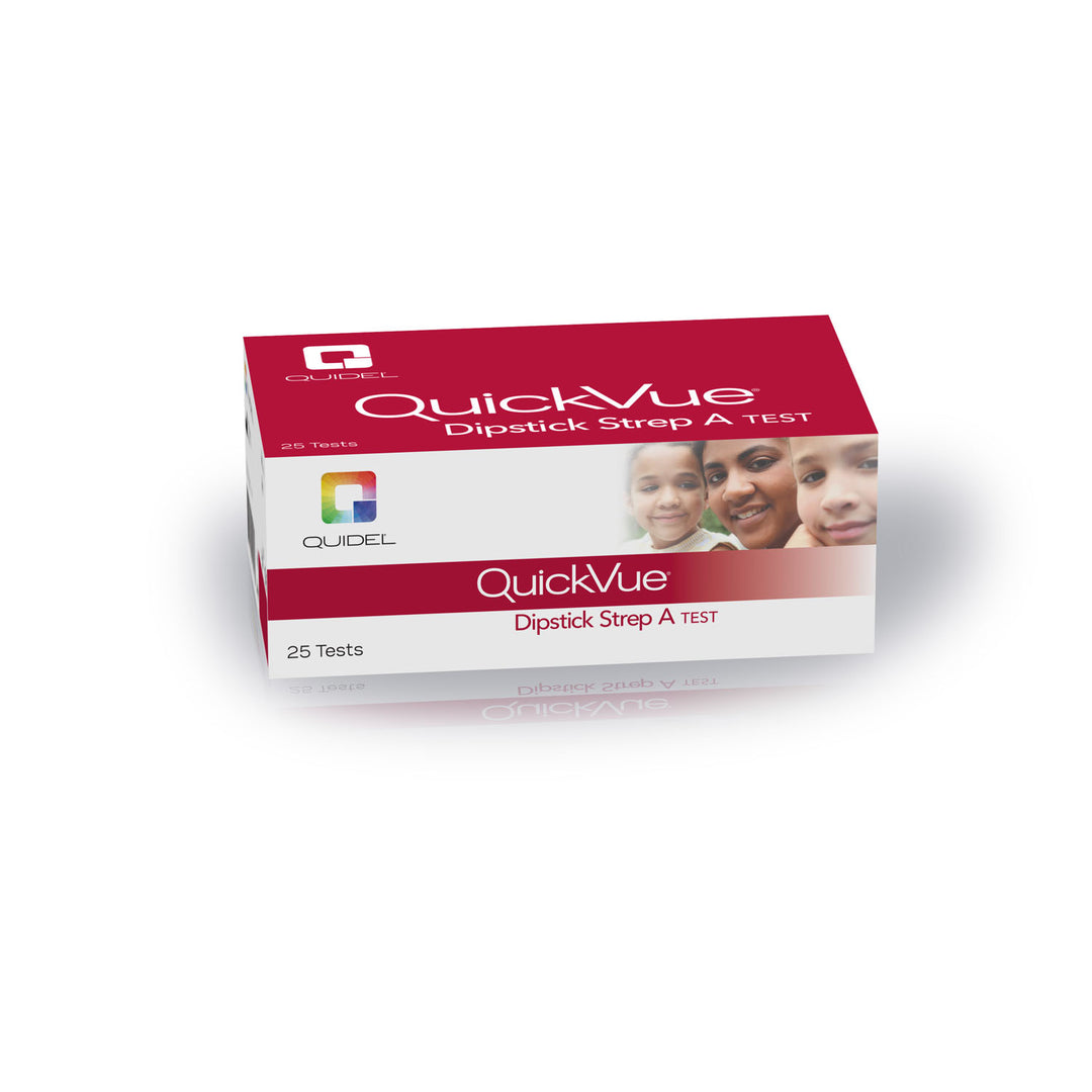 QUIDEL® QuickVue® Dipstick Strep A Test – 50 Test Kit