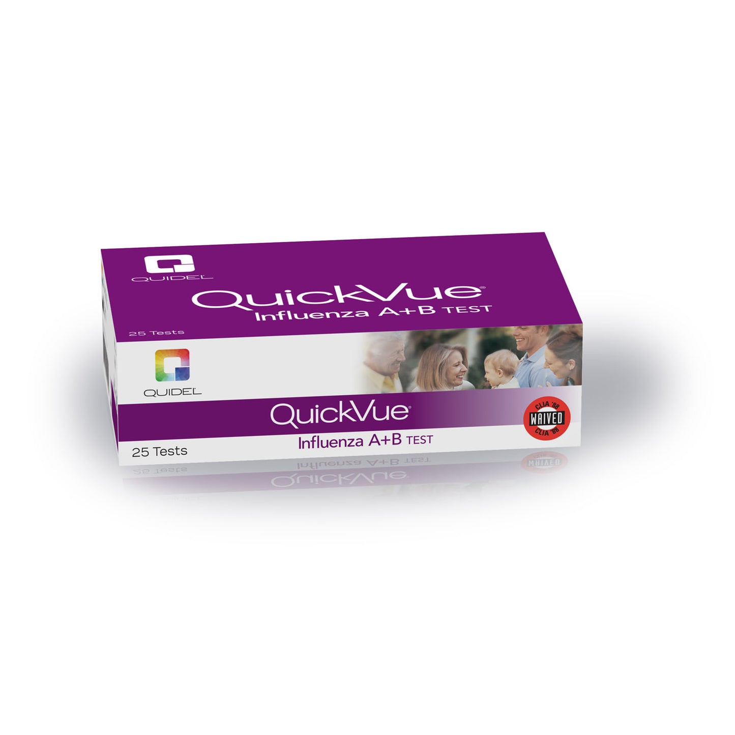 QUIDEL® QuickVue® Influenza A+B Test – 25 Test Kit