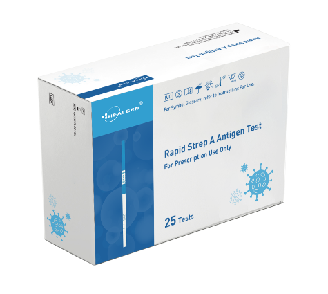 Healgen® Strep A Ag Test, 25 Tests Per Kit