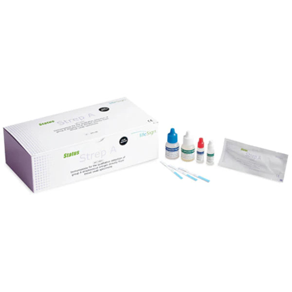 Status™ Strep A Strip Test – CLIA Waived (30 Tests/Box)