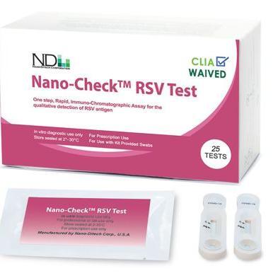 Nano-Check™ RSV Test – 25 Tests per Kit, Rx Use