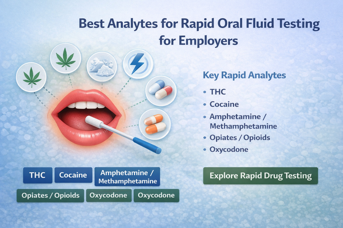 Best Analytes for Rapid Oral Fluid Drug Testing for Employers