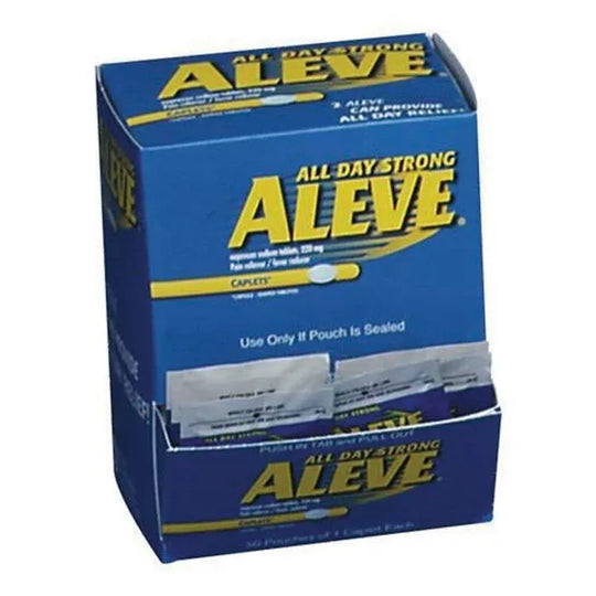 ALEVE® Tablets – Naproxen Sodium Long-Lasting Pain Relief 1 Tablet/Pack