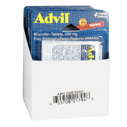Advil Ibuprofen Carded - Card of 4 wellness vending machine university campuses