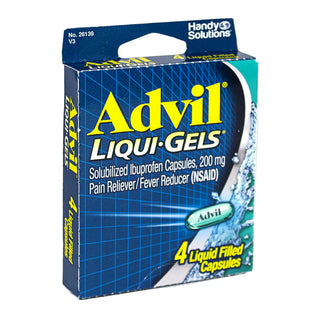 Advil® Ibuprofen Tablets – 4 Count, Case of 36 Boxes