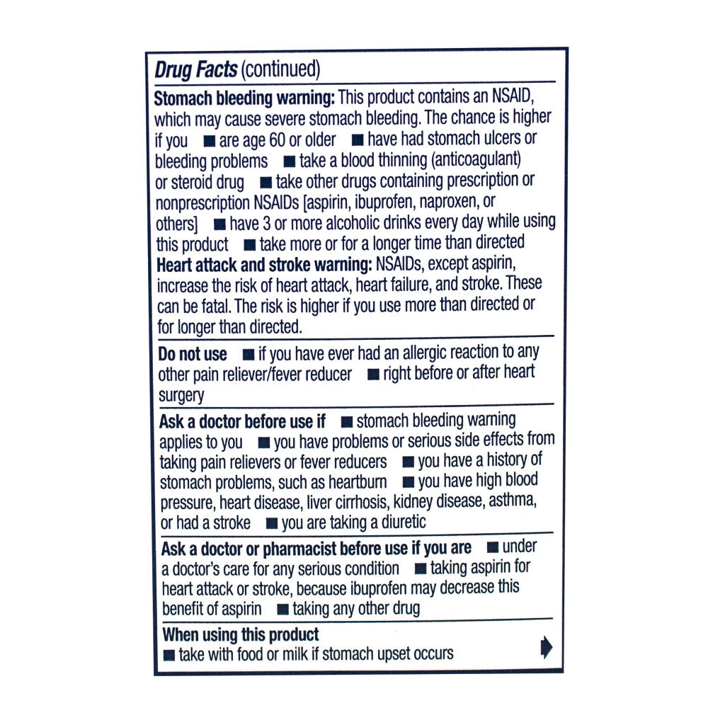 Advil Ibuprofen Liqui-Gels Box - Box of 20 wellness vending machine university campuses, workplaces