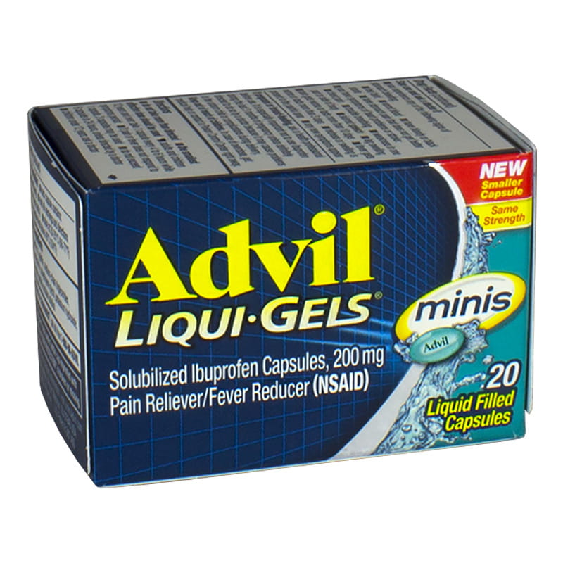 Advil Liqui-gels Minis - Box of 20 wellness vending machine