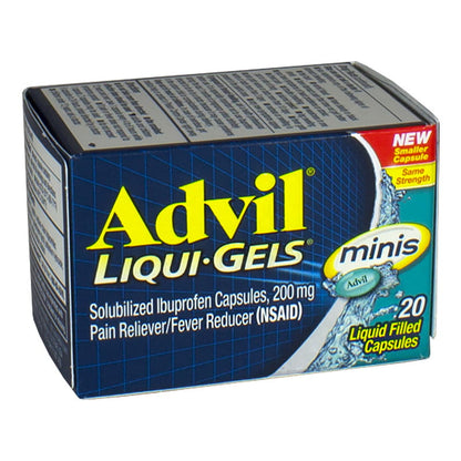 Advil Liqui-gels Minis - Box of 20 wellness vending machine