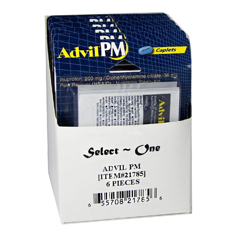 Advil PM Ibuprofen Carded - Card of 4 wellness vending machine university campuses
