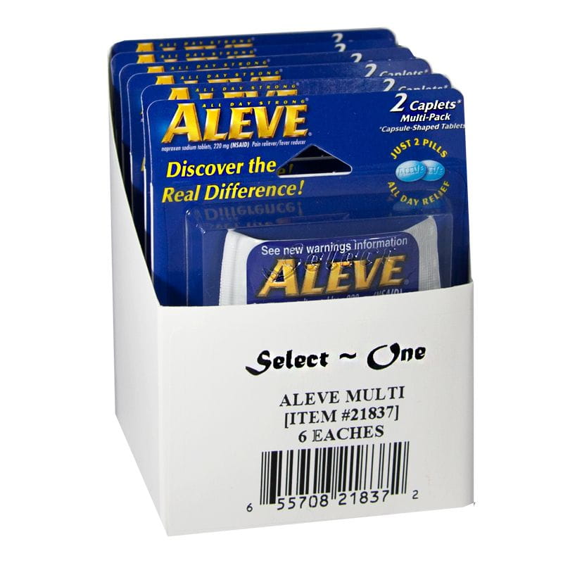 Aleve Carded - Card of 2 wellness vending machine university campuses