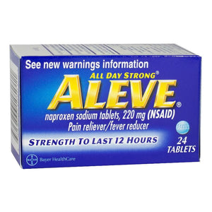 Aleve Tablets - Box of 24 wellness vending machine