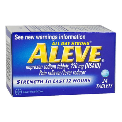 Aleve Tablets - Box of 24 wellness vending machine